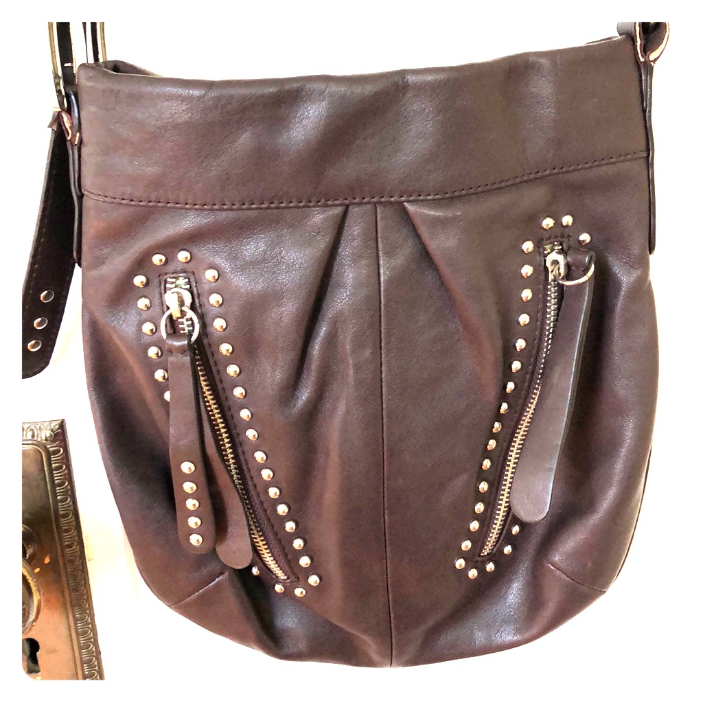 B Makowsky Chocolate Crossbody!!
